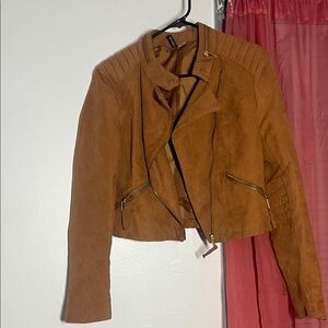 Women's Tan Suede Jacket